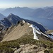 Panorama Monte Palagia 1549 mt lungo la cresta che prosegue e concatena lo Zucco Sileggio 1378 mt