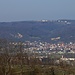 Foto zum einjährigen Jubiläum des Gipfelbuches auf der Schauenburgfluh vom 1.3.2021:<br /><br />Aussicht oberhalb vom Adlerhof zur Sankt Chrischona (522m), dem höchsten Punkt vom Kanton Basel-Stadt.