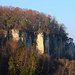 Foto zum einjährigen Jubiläum des Gipfelbuches auf der Schauenburgfluh vom 1.3.2021:

Aussicht am späteren Nachmittag von der Ruine Alt Schauenburg (645m) auf die Felswände der Schauenburgfluh.