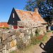 Unterwegs auf Christiansø - Vorbei an Steinmauern, hinter denen sich kleine Häuschen und Gärten verstecken.