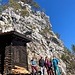 nach einer Pause bei der Fluehütte ...