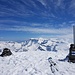 Auf dem Bünder Vorab, Blick zur Sardonagruppe