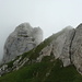 Hauptgipfel Widderalpstöck (2066 m), von Osten, im Aufstieg zum Mittelgipfel aus gesehen