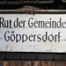 Alte Tafel in Göppersdorf