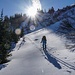 Ein Paar Zentimeter Neuschnee liegen