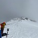 Blick zum Gipfel. Die Türeler links im Bild machen sich bereit für den Canal del Emperador (nichts für mich!).<br /><br /><br />