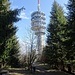Ankunft auf dem Gibloux mit Swisscom Sendeturm