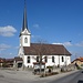 die Kirche in Vuisternens-en-Ogoz auf der Nordseite des Gibloux