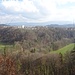 Blick über die Saane-Schlucht und Marly Richtung Berra