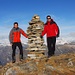 Gipfelfoto Pizzo di Vogorno 2442m mit Cyrill und mir