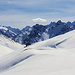 Septimerpass: Blick zu den Bergeller Spitzen