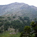 Blick von Furggu-Stafel auf die gegenüberliegende Talseite mit dem Almagellerhorn. Eine Woche darauf haben wir über diese Flanke den Gipfel bestiegen.