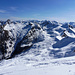 Panorama dalla cima sulle altre cime della Val Tartano e sulle Orobie