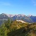Gipfel Grünstein - Blick auf's Hagengebirge