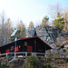 Hirschmannhütte mit Kletterfels