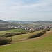Blick nach Nordwesten: Utzmemmingen liegt bereits in Baden-Württemberg.