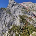 Rückblick - ungefähre Abstiegsroute durch die Ostflanke des kleinen Watzmann