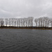Stausee am Kraftwerk, mit starkem Wind