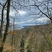 Am Abbruch zum Obertal, abseits des Wegenetzes, ein schöner Ausblick