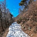 Pista tagliafuoco ancora ghiacciata