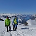 Skitourengruppe auf dem Alvier