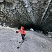 Passage sous le glacier - Arnaud a adoré (image Hugo Vincent)