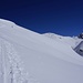Die etwas steilere Hangquerung zu Tannenrotisand