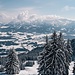 Sonnenköpfe und Nebelhorn im Nebel