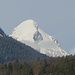 Zoomaufnahme der Alpspitze mit ihrer Ostflanke, die gern einmal abfahren würde! (nur nach Bahnauffahrt)
