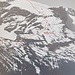 Luftbild der Skitour zum Gemsfairen (Werner Luchsinger, Alpine Skitouren Glarner Alpen, SAC-Verlag, 1983)