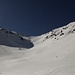 Auf zirka 2200m im Val da Lägh: <br /><br />Das Tal wurde nun immer etwas steiler, in der Steilstufe ab 2400m unter der Bochetta da Lägh (2649m) erreichte die Hangneigung während 100 Höhenmeter eine Neigung von etwa 30°.