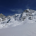 Abfahrt über den Glacier Durand vorbei am Ober Gabelhorn mit dem Coeurgrat, der Wellenkuppe und dem Trifthorn
