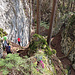 Einstieg in den "Canyon du Buement".