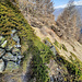 Passage clé sur l'ancien sentier Bad-Ober Riedflüe.