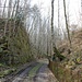 Widerlager einer Feldbahnbrücke