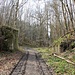 Widerlager einer Feldbahnbrücke