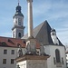 St. Georg mit Mariensäule am Marienplatz in Freising