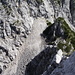 Tiefblick zur Wechselscharte