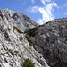 die Kleine Wechselspitze ist zum Greifen nah und dennoch über die Flanke hier nicht leicht erreichbar