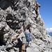 wieder am Einstieg vom Klettersteig