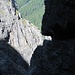 The smuggler path covered by shadow
