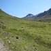 And then after solid 14 km of walk green plateau and caddle - view towards Italy
