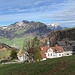 Beginn eines wunderschönen Bergwandertages oberhalb des Klosters Niederrickenbach