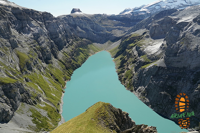 Panorama sul bellissimo Limmerensee dalla Muttenchopf -… [hikr.org]