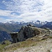 Gipfelplateau - mit Sicht zu hohen Wallisern