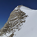 Im Abstieg über die Vanil Noir SSE-Flanke: Blick zurück zum verwächteten SE-Grat und zum Gipfel