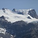 Zoomaufnahme zu Gipfeln des Breithorns