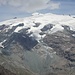 Blick zum Breithorn und zur Spitze des Klein Matterhorns