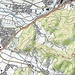 Karte mit der Route, westlicher Teil (Kartengrundlage: opentopomap.org)