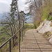 Holzsteg beim alten Steinbruch